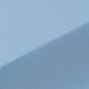 Napínacia plachta na posteľ jersey EXCLUSIVE modrá 90 x 200 cm