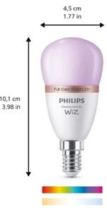 LED Stmievaná žiarovka Philips SMART P45 E14/4,9W/230V 2200-6500K