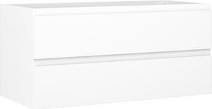 Mexen Orio, kúpeľňová skrinka 100 cm, 2 zásuvky, biela matná, 91A10-10047-2-BFF01