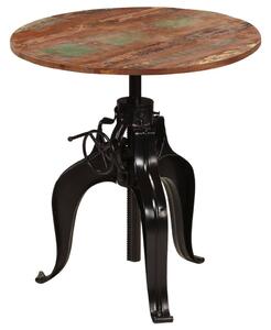 Barový stôl, recyklovaný masív 75x(76-110) cm