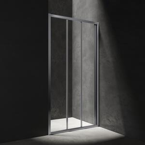 Omnires Bronx sprchové dvere 90 cm posuvné chróm lesklá/priehľadné sklo S20A390CRTR