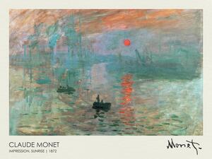Obrazová reprodukcia Impression, Sunrise (1872), Claude Monet