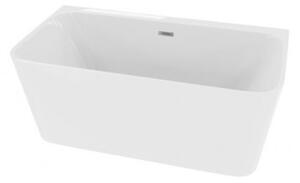 LAVITA MENSOLA S voľne stojaca vaňa 150 x 80 x 60 cm so sifónom Click-Clack biela lesklá