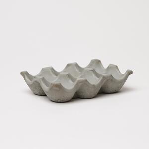ODLITO Betónový podnos na vajíčka – prírodná – 14 cm