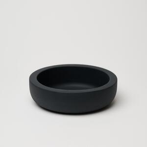 ODLITO Betónová misa Caesar – grafit (čierna) – 23 cm