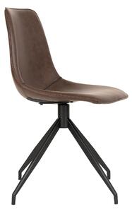 Jedálenská stolička MANOCU hnedá/čierna
