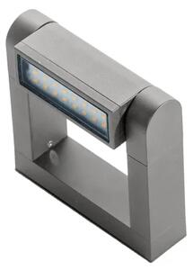 LED vonkajšie nástenné osvetlenie Frame svetlá sivé