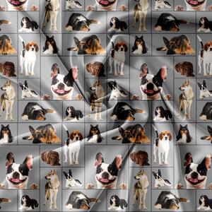 Obliečky z mikrovlákna DOGS sivé Rozmer obliečky: 70 x 80 cm | 140 x 200 cm