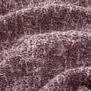 Bielastické poťahy GRAFITI NOVÉ gaštanovo hnedé rohová sedačka (š. 350 - 530 cm)