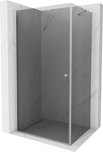 Mexen PRETORIA sprchovací kút 90x70cm, 6mm sklo, chrómový profil-šedé sklo, 852-090-070-01-40