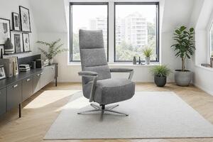 RELAXAČNÉ KRESLO, textil, sivá Sit & More - Online Only obývacie izby, Online Only