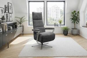 RELAXAČNÉ KRESLO, textil, antracitová Sit & More - Online Only obývacie izby, Online Only