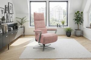 RELAXAČNÉ KRESLO, textil, staroružová Sit & More - Online Only obývacie izby, Online Only