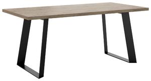 JEDÁLENSKÝ STÔL, čierna, koňaková, 180/90/76 cm Hom`in - Obývacie zostavy