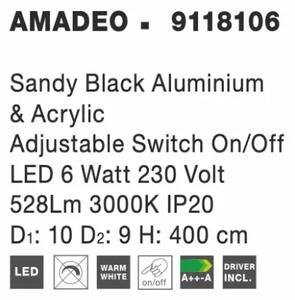 LED nástenné svietidlo Amadeo