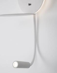 Moderné nástenné svietidlo Eclip 15 biele