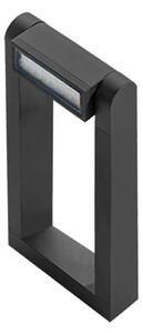 Vonkajšia dizajnová lampa Frame Spike čierna