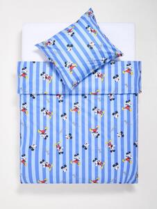 Sinsay - Bavlnená posteľná súprava Mickey Mouse - svetlomodrá