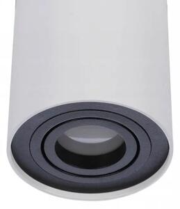 Moderné bodové svietidlo Bross 1 bielo-čierne