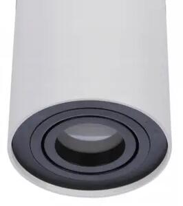 Moderné bodové svietidlo Bross 1 bielo-čierne