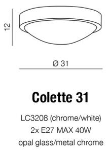Moderné stropné svietidlo Colette