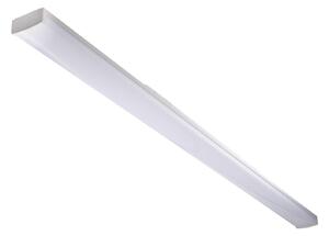 Biele lištové LED svietidlo 120cm 54W 120° 3F Farba svetla Teplá biela