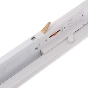 Biele lištové LED svietidlo 120cm 54W 90° 3F Farba svetla Teplá biela