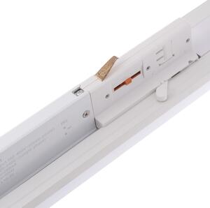 Biele lištové LED svietidlo 120cm 54W 120° 3F Farba svetla Teplá biela