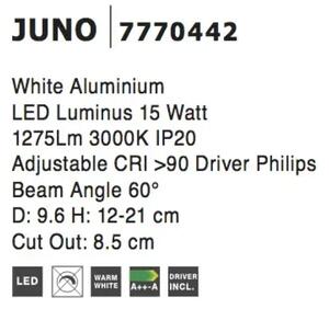 Podhľadové svietidlo Juno biele