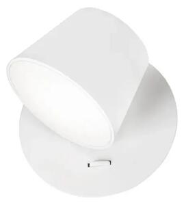 Moderné nástenné svietidlo Amadeo biele