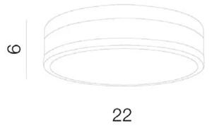 LED stropné svietidlo Kari 22