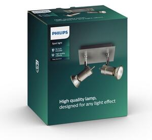 Philips 55082/48/PN Titan bodové svietidlo 2xGU10 hliník