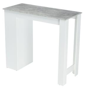 Barový stôl MOJITO betón/biela
