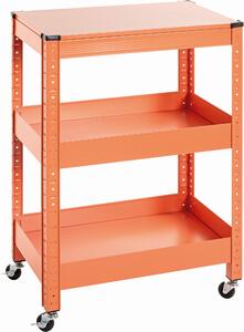 SERVÍROVACÍ VOZÍK, oranžová, 50/32/75 cm - Barový nábytok, Online Only