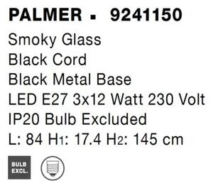 Luster na lanku Palmer 84 čierne