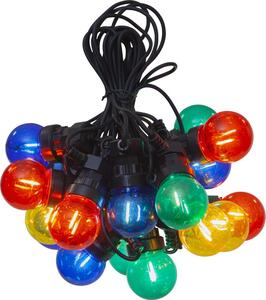 Farebný svetelná párty LED reťaz Star Trading Small Circus Filament, dĺžka 8,55 m
