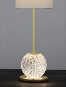 Rustikálna stolová lampa Brillante 15.5 zlaté
