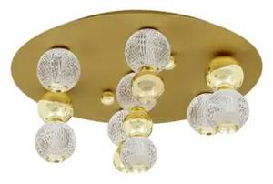 Stropné svietidlo LED so stmievaním Brille 66 zlaté