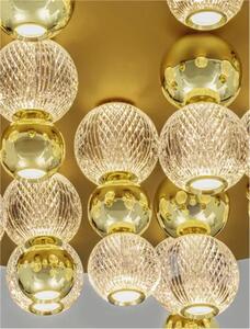 Stropné svietidlo LED so stmievaním Brille 92 zlaté
