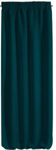 Nádherný petrolejový záves na štipce s funkciou Black out 140x270 cm Zelená