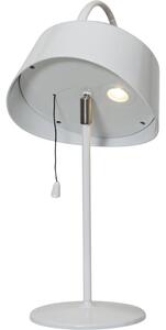 Biela vonkajšia solárna LED lampa Star Trading Cervia, výška 36 cm