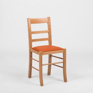 Stima Jedálenská stolička FURLA Vyberte variant ->: Dubový odtieň, Vyberte látku ->: LUX Terracotta 10