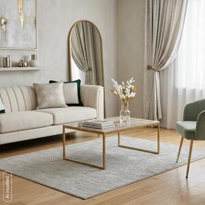 Dekorstudio Moderný koberec ASIA3 – sivý Rozmer koberca: 80x150cm