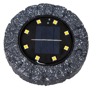 Súprava 2 vonkajších solárnych LED svietidiel Star Trading Lawnlight, ø 11 cm