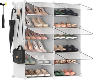 REGÁL NA TOPÁNKY, biela, 83/63/32 cm XXXL - Predsieňové programy, Online Only