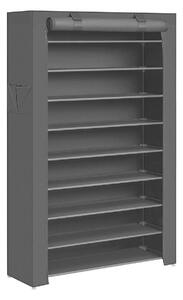 REGÁL NA TOPÁNKY, čierna, 88/160/28 cm Boxxx - Online Only drobný nábytok, Online Only