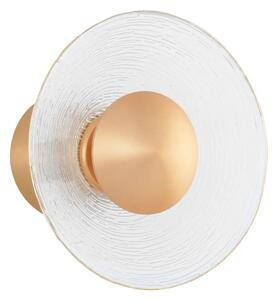 Dizajnové nástenné svietidlo Esil 20 zlaté