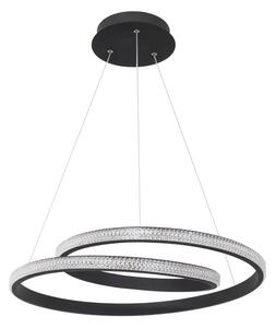 LED luster Grania 55 čierne