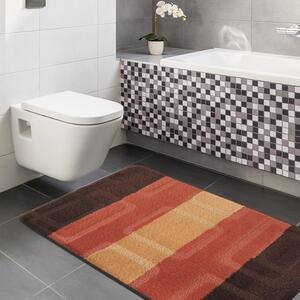 Hnedé kúpeľňové predložky so vzorom Hnedá