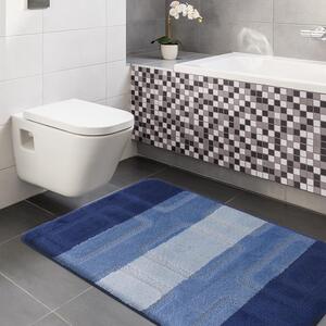 Modré predložky do kúpelne a WC 50 cm x 80 cm + 40 cm x 50 cm